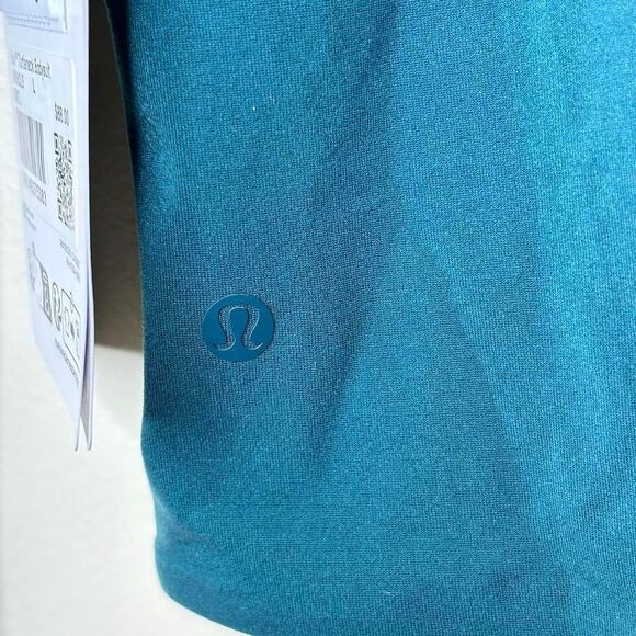 Lululemon NWT Large Storm Teal Wundermost Nulu Turtleneck L/S Thong Cut Bodysuit - Picture 6 of 9